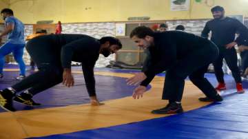 Rahul Gandhi, Bajrang Poonia, WFI, wrestlers