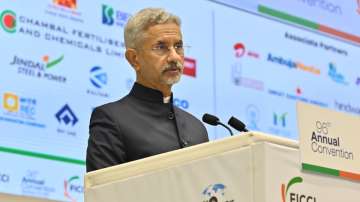 EAM S Jaishankar during the valedictory session of FICCI’s 96th Annual General Meeting and Annual Convention.