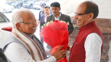 Haryana CM ML Khattar and Shivraj Singh Chouhan