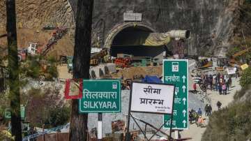 The site of Uttarakhand tunnel collapse.