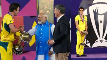 Australian captain Pat Cummins was handed the World Cup 2023 trophy by the Indian Prime Minister Narendra Modi