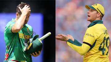 Rilee Rossouw (left) and Steven Smith (right).