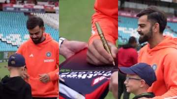 Virat Kohli made the day of a young South Africa and RCB fan ahead of the second day's play in Centurion