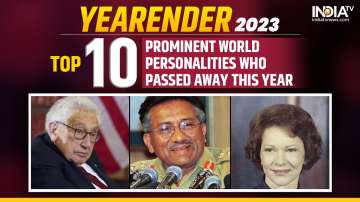 Yearender 2023: Top 10 prominent world personalities who passed away this year.