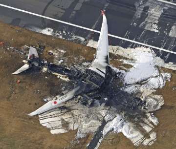 Japan airlines crash.