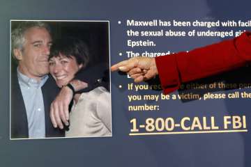 Sex offender Jeffrey Epstein and his girlfriend Ghislaine Maxwell 