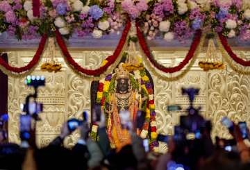 Ram Lalla idol in Ayodhya