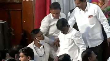 BJP MLA Sunil Kamble slaps police personnel at Pune event.