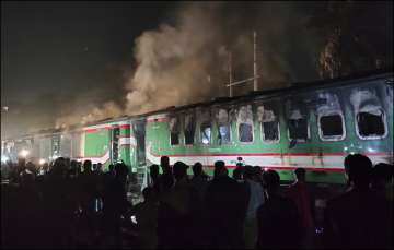 Four people were killed as the Benapole express was set on fire in Bangladesh.