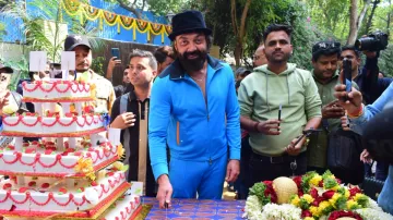 bobby deol birthday cake