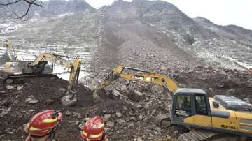 China, China landslide, earthquake