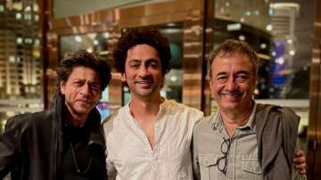 Shah Rukh Khan, Anil Grover and Rajkumar Hirani 