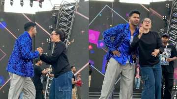 Varun Dhawan grooves with Karishma Kapoor on Tan Tanna Tan