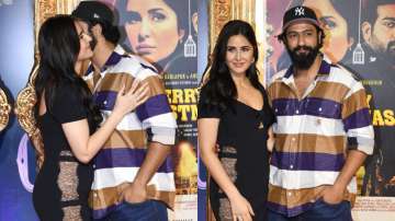 Vicky Kaushal arrives at Merry Christmas screening to support wife Katrina Kaif