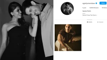 Agastya Nanda debuts on Instagram