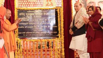 Defence Minister Rajnath Singh recently inaugurated Samvid Gurukulam Girls Military School at Vrindavan  
