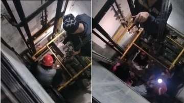 Rescue operations take place after lift at Karol Bagh restaurant collapses