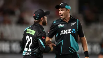 Kane Williamson and Tim Southee