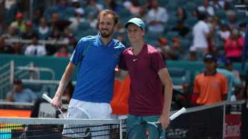 Daniil Medvedev and Jannik Sinner