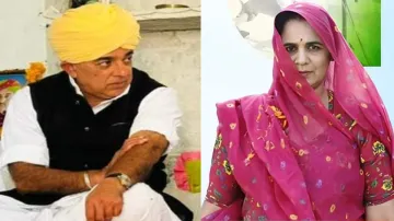 Manvendra Singh and his wife Chitra Singh