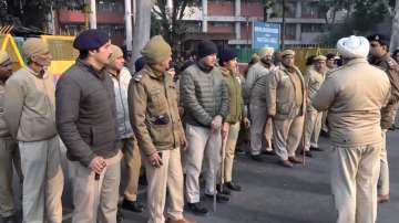  Security tightened outside the municipal corporation office