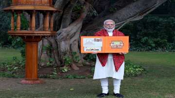 PM Modi, ram temple postal stamps, Shri Ram Janmbhoomi Mandir, narendra modi releases stamps, ayodhy