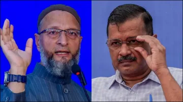 AIMIM chief Asaduddin Owaisi and Delhi CM Arvind Kejriwal