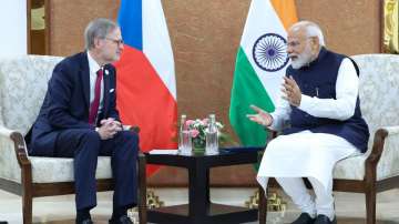 PM Modi holds meeting with Czech Republic counterpart Petr Fiala on the sidelines of Vibrant Gujarat