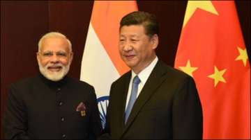 Prime Minister Narendra Modi with Chinese President Xi Jinping.
