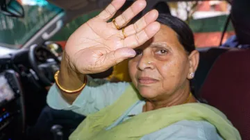 Rashtriya Janata Dal leader Rabri Devi.