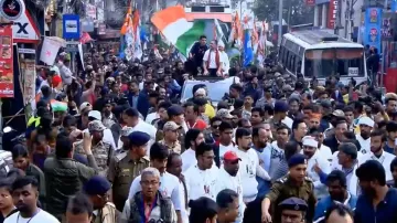 Rahul Gandhi in West Bengal's Jalpaiguri 