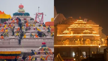 Ram Mandir, Ram Mandir Ayodhya, Ram temple, Ram temple Ayodhya, Ram Mandir flowers, Ram Mandir light