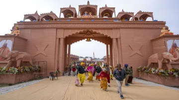 RAM Temple, RAM MANDIR Ayodhya, Anti Terrorist Squad Commandos, Lata Mangeshkar Chowk, ayodhya selfi