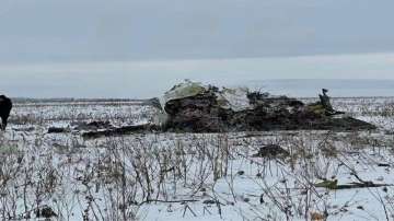 Russia plane crash site