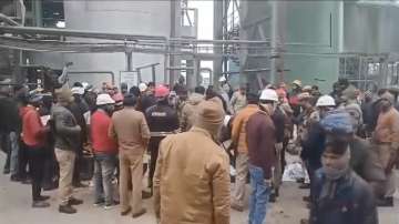 The blast takes place at the Sitapur sugar mill