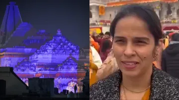 Ram Mandir and Saina Nehwal.