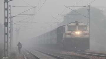 Indian railways, trains running late, Delhi-bound trains, Vande Bharat Express, Rajdhnai Exp, Fog