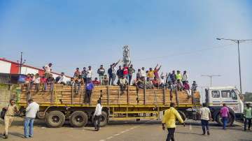 truckers' strike, truck drivers' protest, 