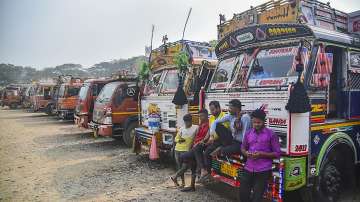 Truckers' strike, truckers' protest, drivers protest,