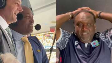 West Indies greats Brian Lara and Carl Hooper couldn't control their emotions as the Men in Maroon beat Australia by 8 runs in second Test