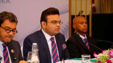 ACC President Jay Shah during an AGM meeting.