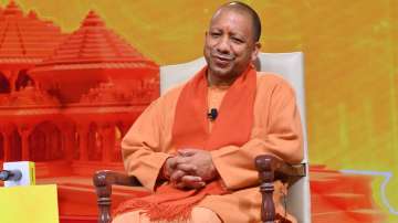 Uttar Pradesh Chief Minister Yogi Adityanath at India TV Samvaad. 