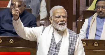 PM Modi in Parliament