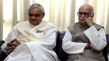 Atal Bihari Vajpayee with LK Advani