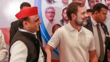 Akhilesh Yadav and Rahul Gandhi