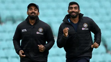 KL Rahul and Jasprit Bumrah.