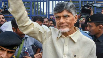 Telugu Desam Party chief N Chandrababu Naidu.