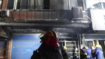 China building fire