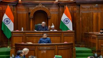 Delhi Assembly Speaker Ram Niwas Goel, BJP MLAs suspended, AAP