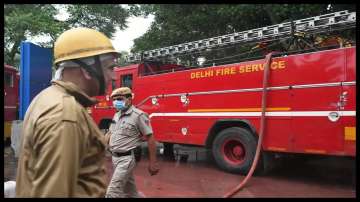 Fire breaks out in building in Delhi's Shahdara